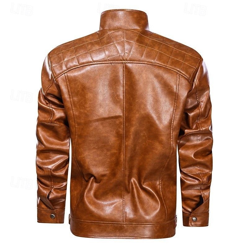 Biker Jacket, Men's Classic Fit